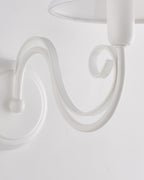 Agata, applique 1 luce Ø18, bianco