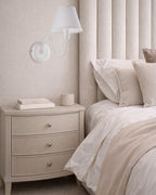 Agata, applique 1 luce Ø18, bianco