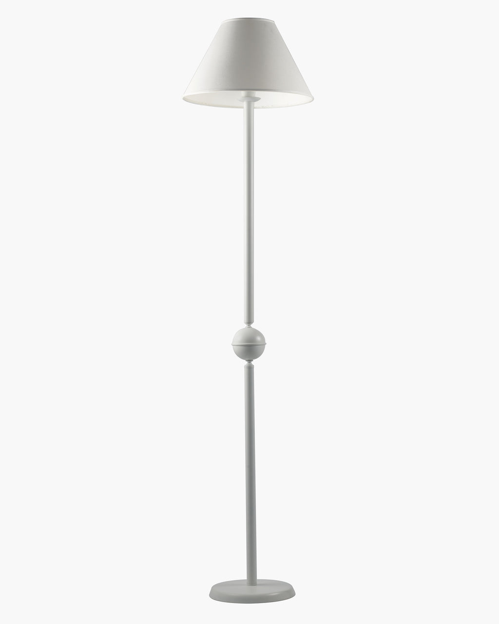 Agata, piantana 1 luce Ø40, bianco