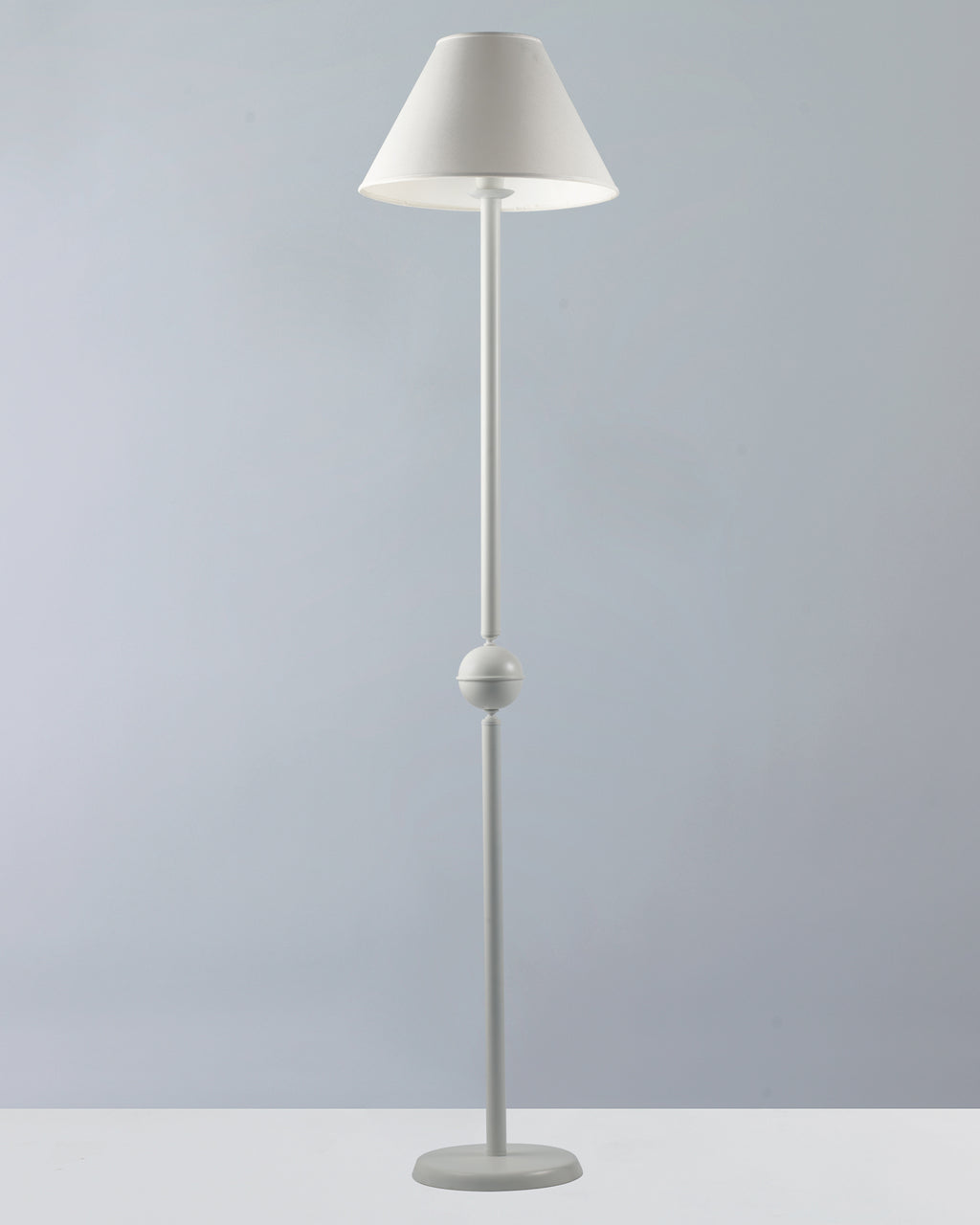 Agata, piantana 1 luce Ø40, bianco