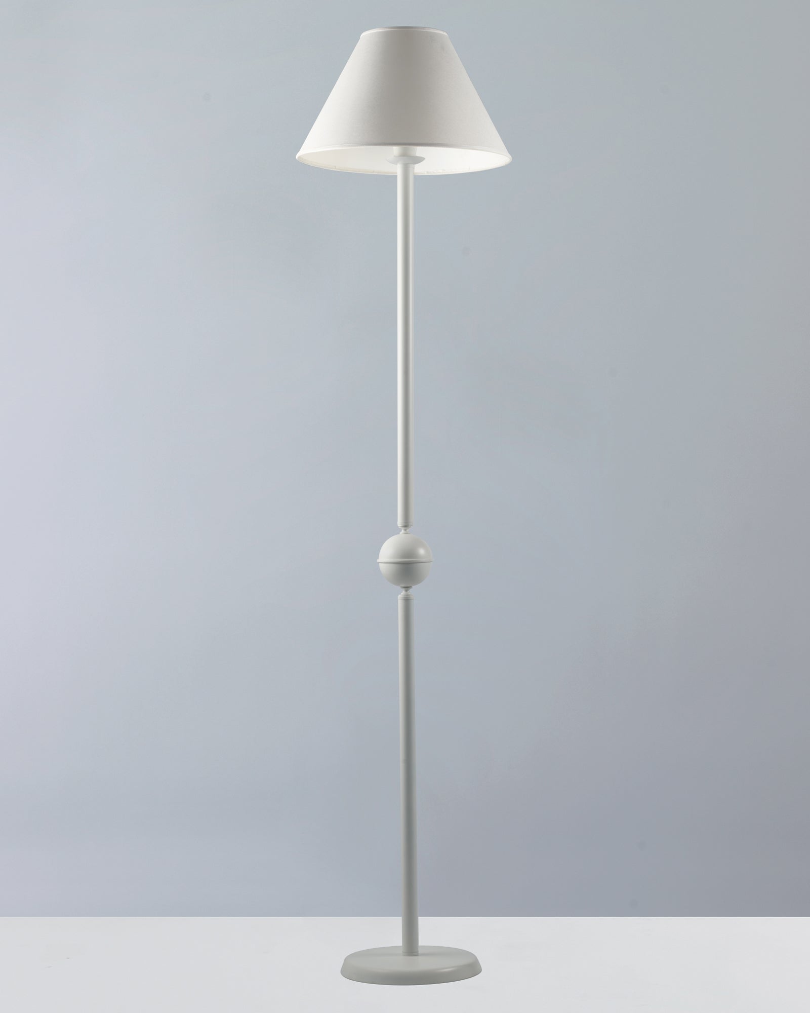 Agata, piantana 1 luce Ø40, bianco