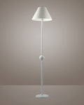 Agata, piantana 1 luce Ø40, bianco