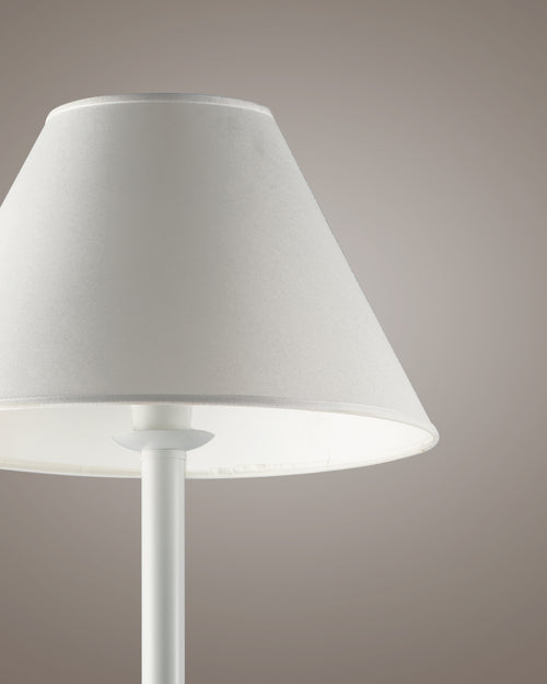 Agata, piantana 1 luce Ø40, bianco
