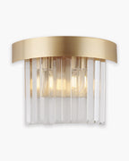 Diamond, applique 2 luci Ø28, oro satinato