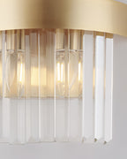 Diamond, applique 2 luci Ø28, oro satinato