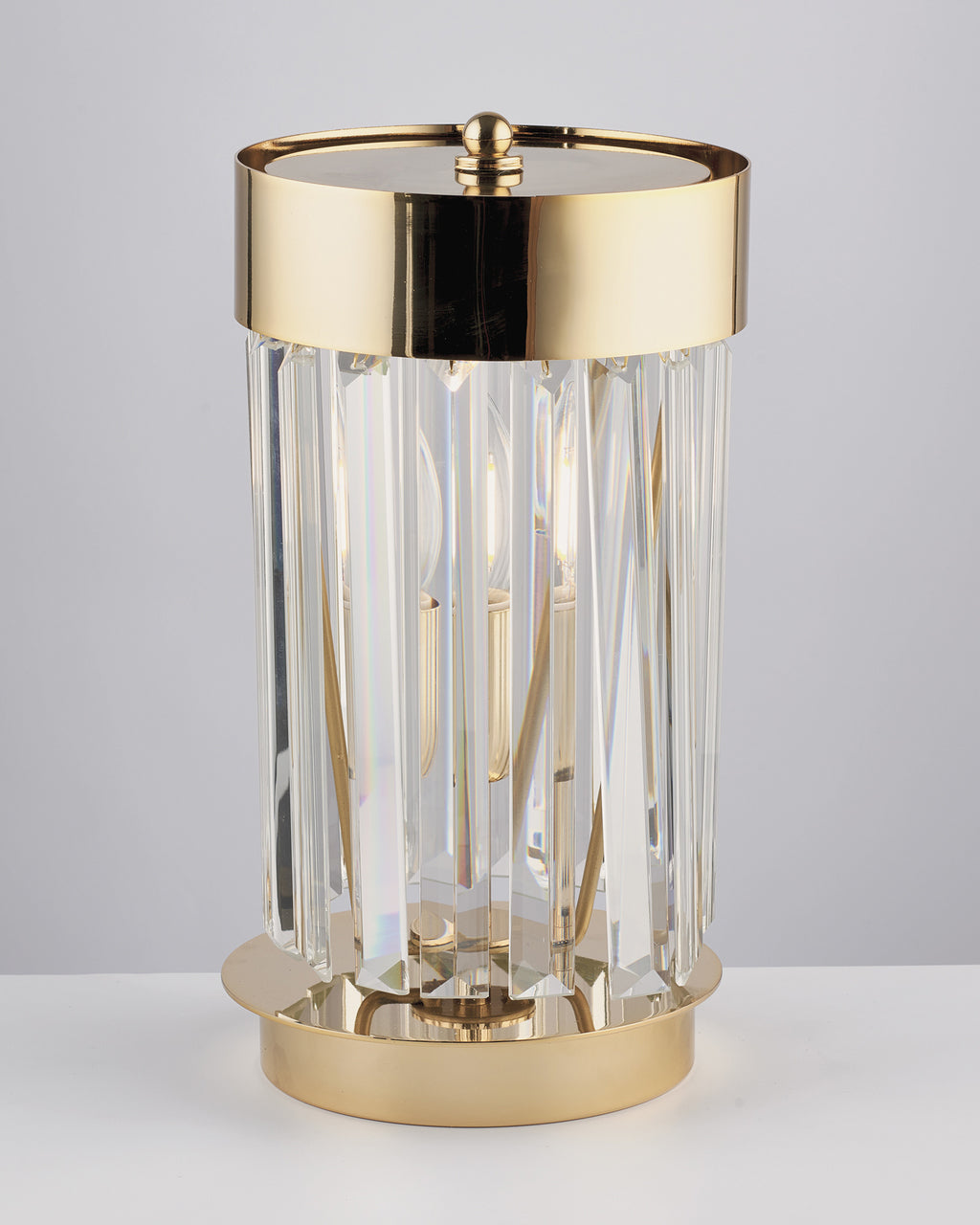 Diamond, lampada da tavolo Ø16, oro satinato