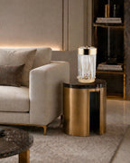 Diamond, lampada da tavolo Ø16, oro satinato