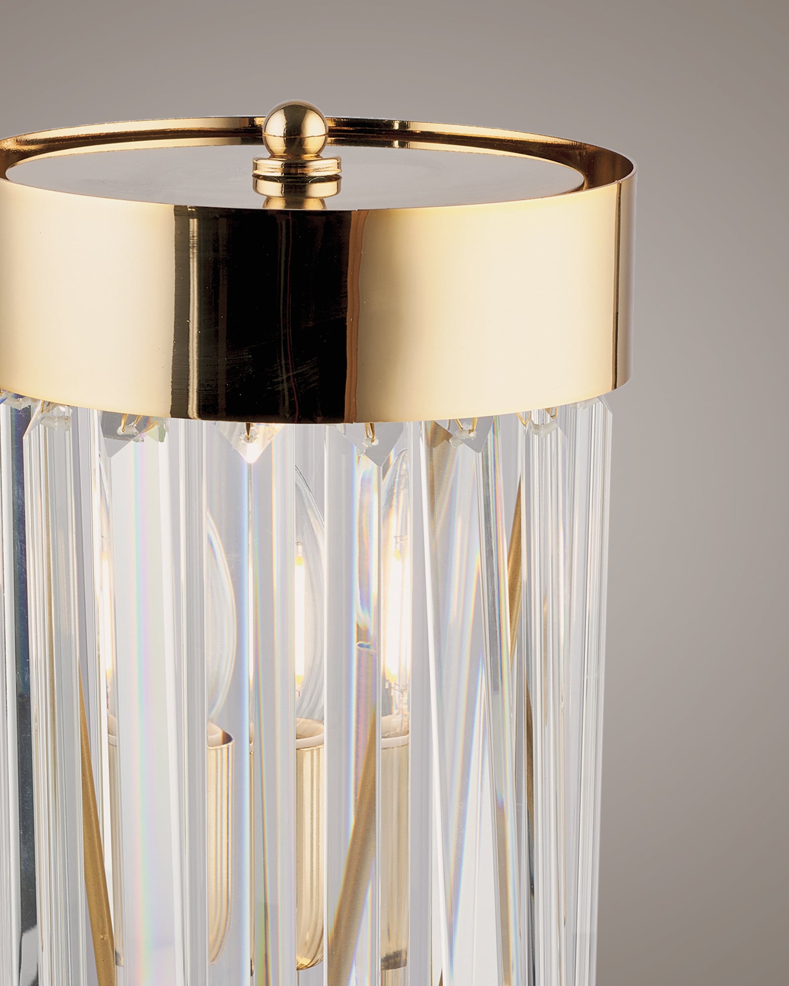 Diamond, lampada da tavolo Ø16, oro satinato