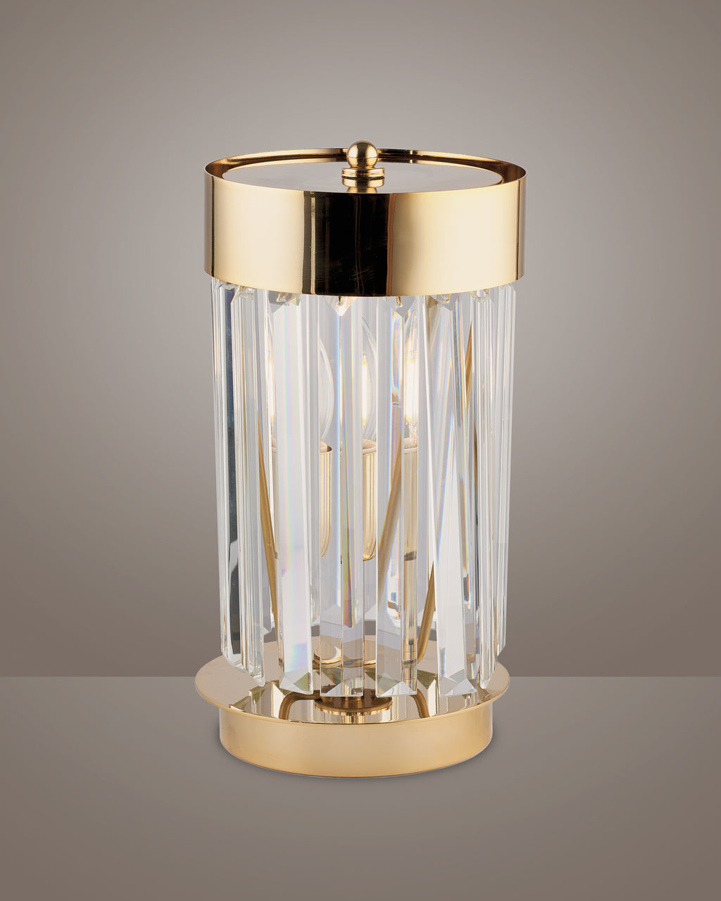 Diamond, lampada da tavolo Ø16, oro satinato