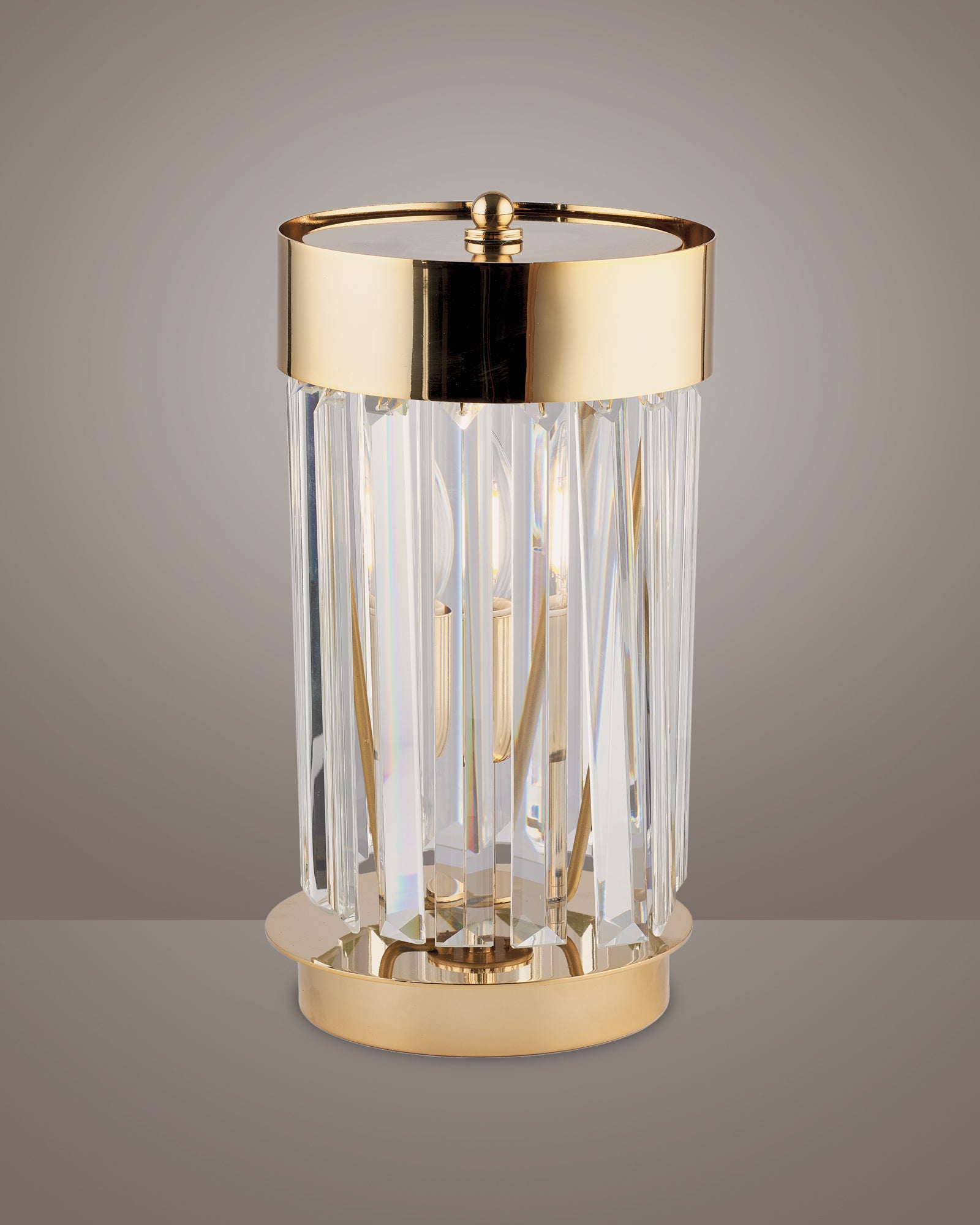 Diamond, lampada da tavolo Ø16, oro satinato