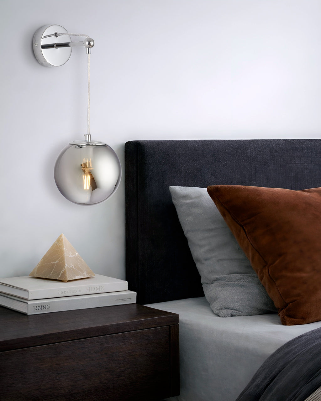 Globe, applique, cromo