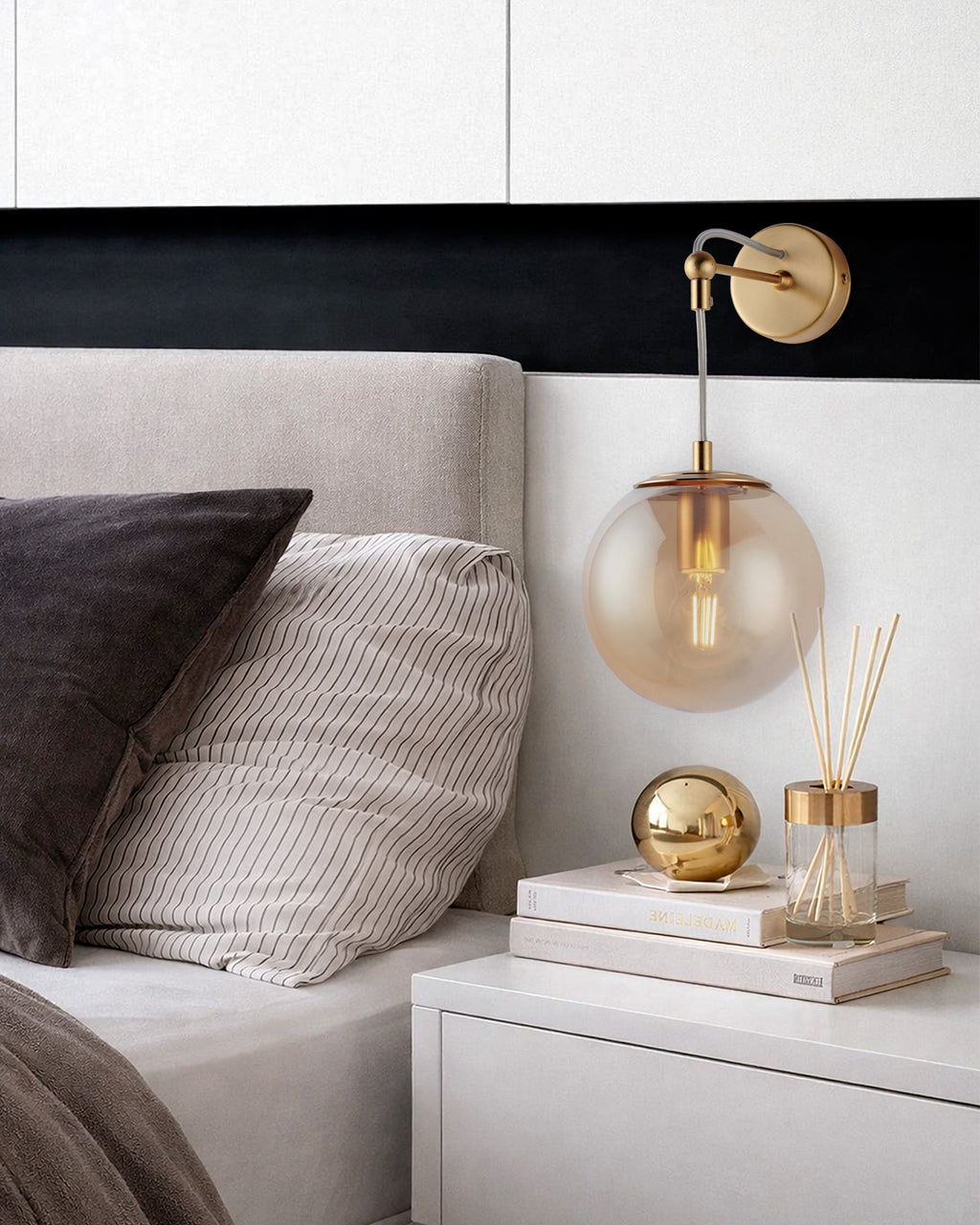 Globe, applique, oro