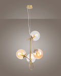 Globe, sospensione 4 luci