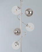 Globe, piantana 6 luci, cromo