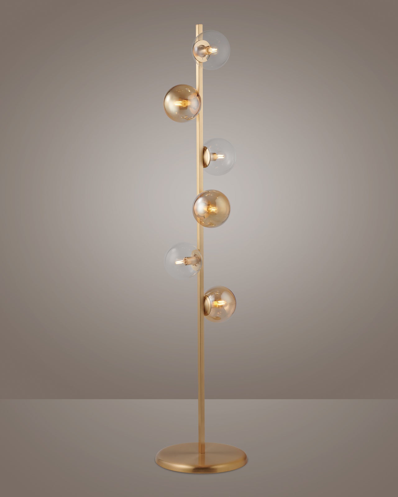 Looper Lampada da terra 6 luci Oro