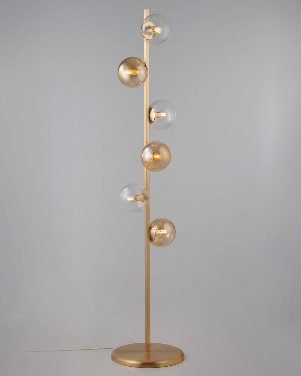Looper Lampada da terra 6 luci Oro