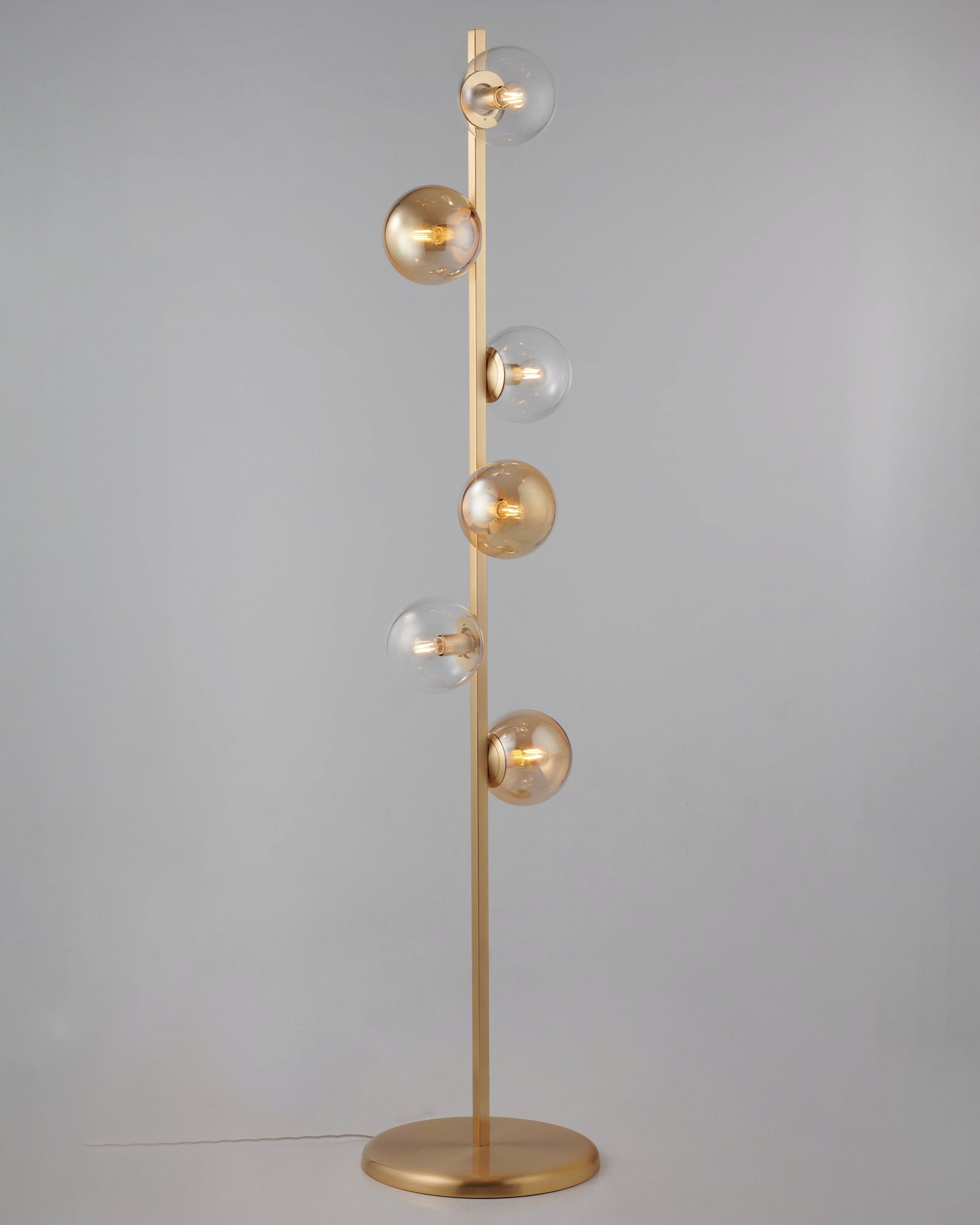 Looper Lampada da terra 6 luci Oro