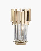 Lucy, lampada da tavolo Ø25, oro