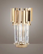 Lucy, lampada da tavolo Ø25, oro