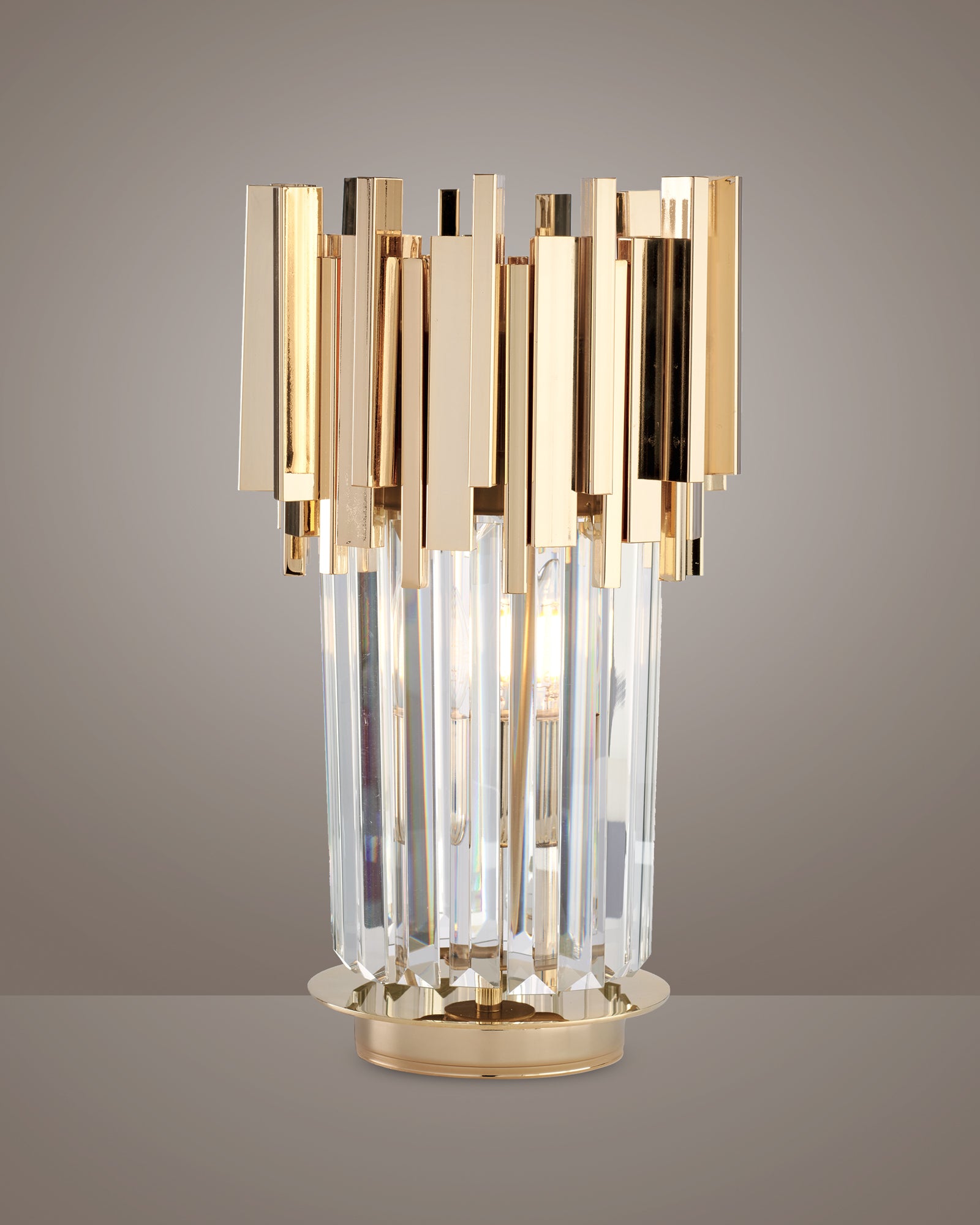 Lucy, lampada da tavolo Ø25, oro