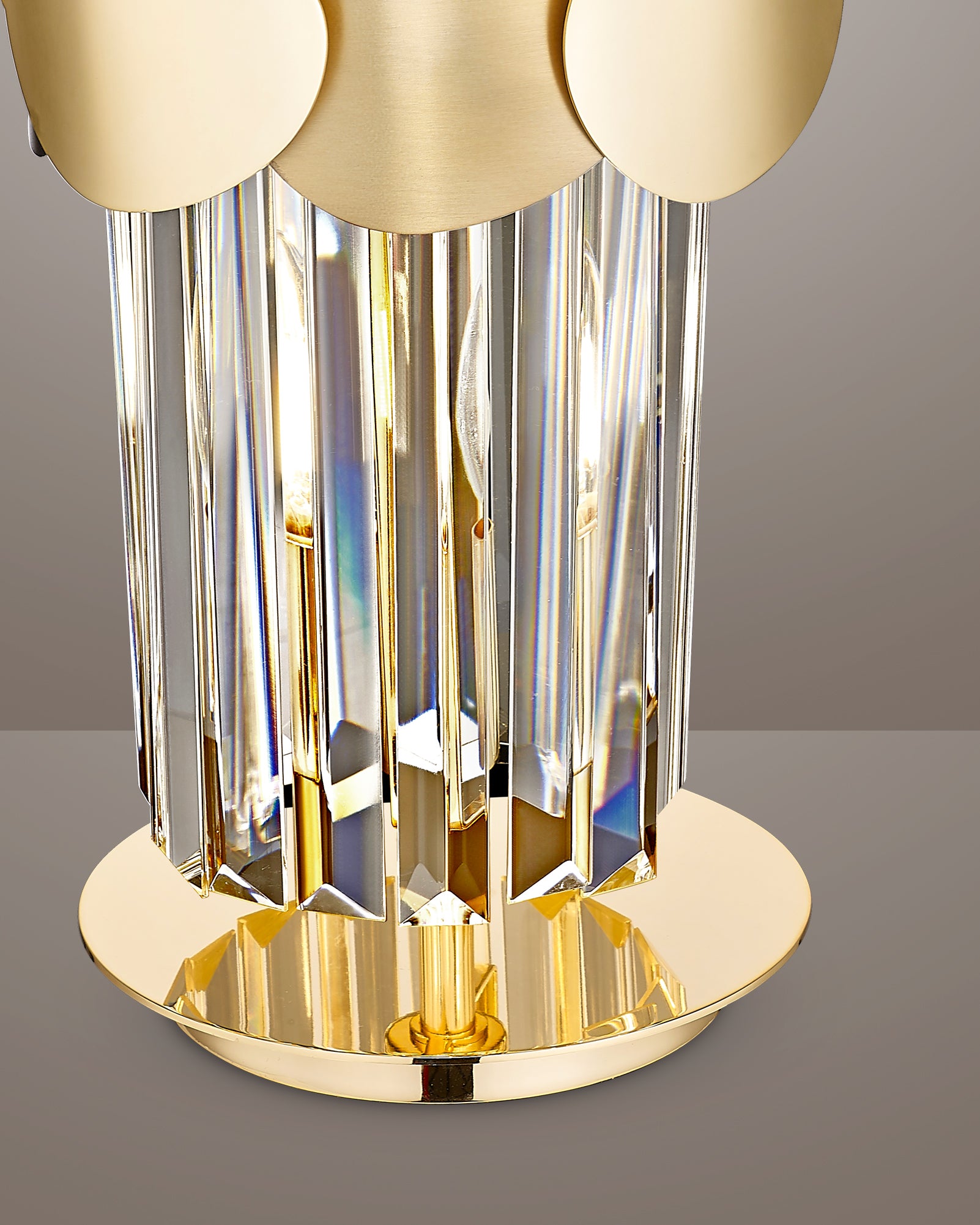 Incanto, lampada da tavolo Ø20, oro